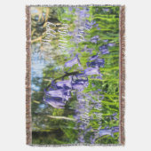 Bloeiende Bluebells - Gepersonaliseerde Moederdag Deken (Voorkant Verticaal)