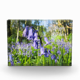 Bloeiende Bluebells - Gepersonaliseerde Moederdag Fotoblokken