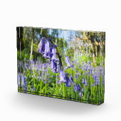 Bloeiende Bluebells - Gepersonaliseerde Moederdag Fotoblokken (Rechts)