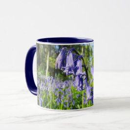 Bloeiende Bluebells - Gepersonaliseerde Moederdag Mok