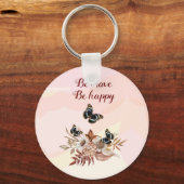 bloeiende boekettentuin sleutelhanger (Voorkant)