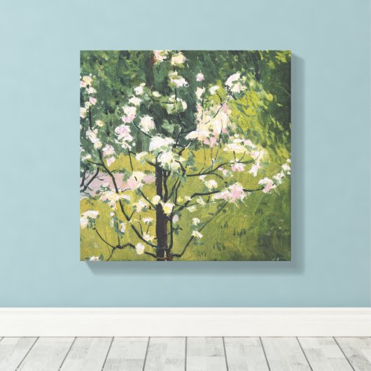 Bloeiende Bomen | Kolo Moser Canvas Afdruk (Insitu (Houten vloer))