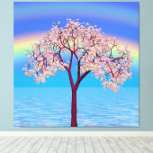 Bloeiende Boom  Canvas Afdruk (Insitu (Houten vloer))