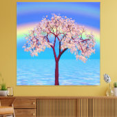 Bloeiende Boom  Canvas Afdruk (Insitu (Woonkamer))