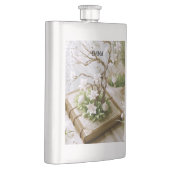 Bloeiende boom groeien uit een boek aangepaste naa flacon (Rechts)