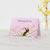 bloeiende boompje kaart (Gele Bloem)