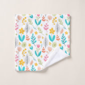 Bloeiende botanische producten bad handdoek (Wasdoekje)