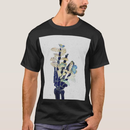 Bloeiende botten #1 - Eén hand T-shirt (Voorkant)