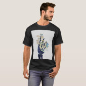 Bloeiende botten #1 - Eén hand T-shirt (Voorkant volledig)
