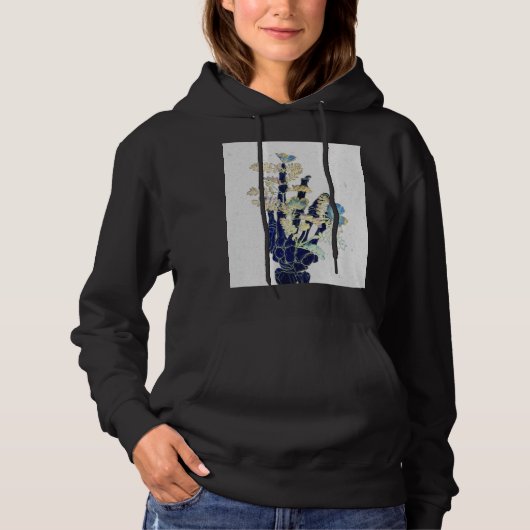 Bloeiende Botten #1 - Hand - verticaal Hoodie (Voorkant)