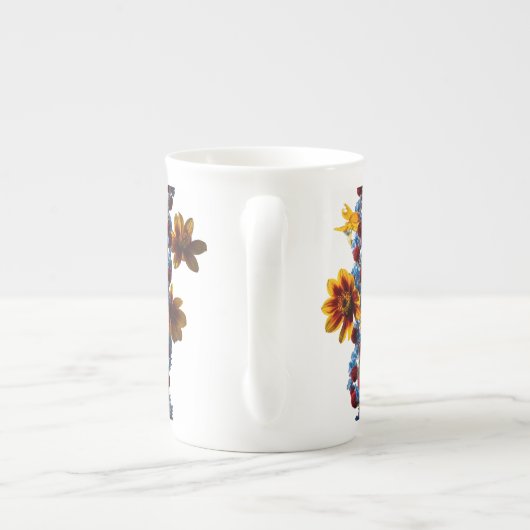 Bloeiende Branches Bone China Mok Ontwerp (Achterkant)