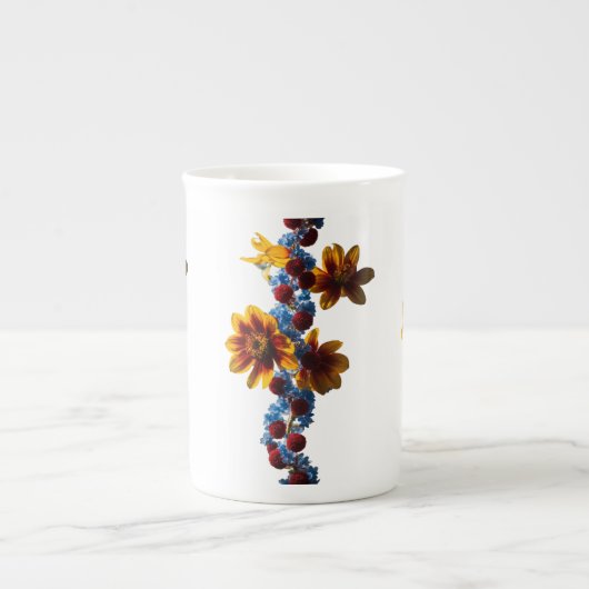 Bloeiende Branches Bone China Mok Ontwerp (Voorkant)