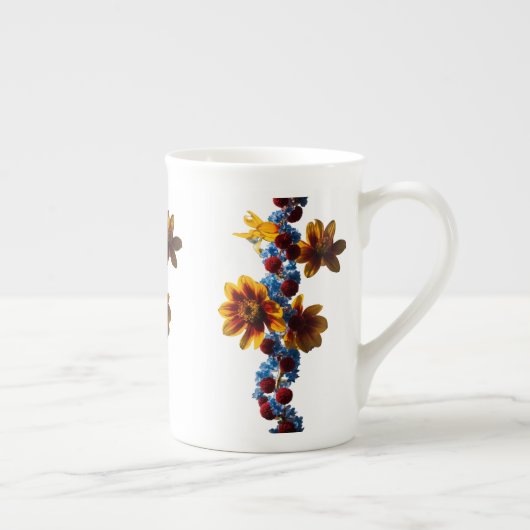 Bloeiende Branches Bone China Mok Ontwerp (Rechts)