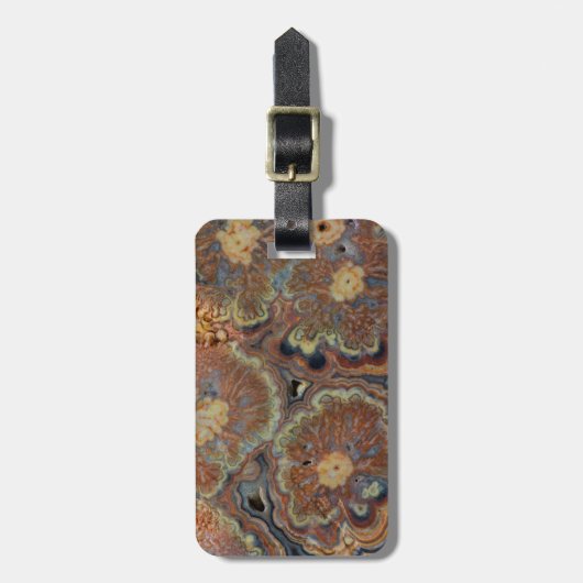 Bloeiende buis Onyx Bagagelabel (Voorkant verticaal)