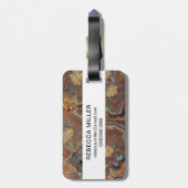 Bloeiende buis Onyx Bagagelabel (Achterkant verticaal)