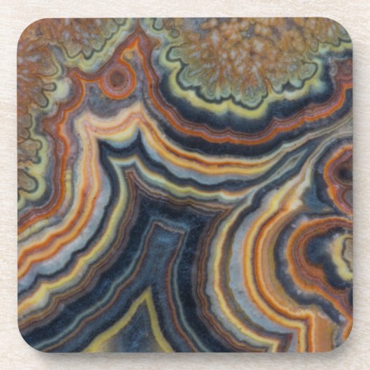 Bloeiende buis onyx onderzetter (Voorkant)