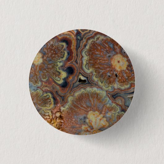 Bloeiende Buis Onyx Ronde Button 3,2 Cm (Voorkant)