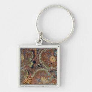 Bloeiende buis Onyx Sleutelhanger
