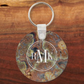 Bloeiende Buis Onyx Sleutelhanger (Voorkant)