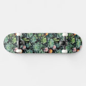 Bloeiende Cactus en Succulenten Persoonlijk Skateboard (Horizontaal)