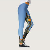 Bloeiende Cactus Funky Leggings (Rechts)