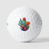  bloeiende cactus golfballen (Voorkant)