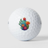  bloeiende cactus golfballen (Voorkant)