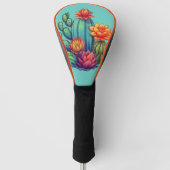  bloeiende cactus golfheadcover (Voorkant)