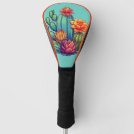 bloeiende cactus golfheadcover