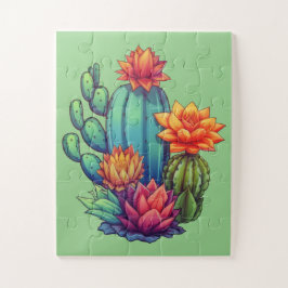  bloeiende cactus legpuzzel