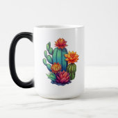  bloeiende cactus magische mok (Links)