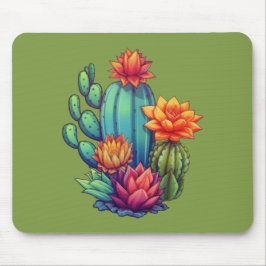  bloeiende cactus muismat