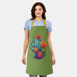  bloeiende cactus schort