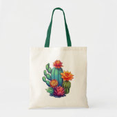  bloeiende cactus tote bag (Voorkant)