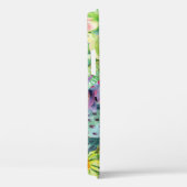 Bloeiende cactus, waterverf naadloos patroon. Case-Mate iPhone case (Achterkant / Rechts)