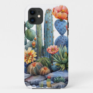 Bloeiende cactussen en vetplanten Case-Mate iPhone case
