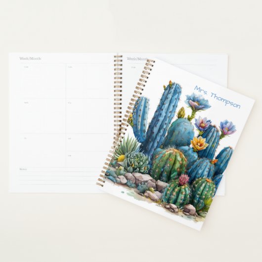 Bloeiende cactussen en vetplanten planner (Display)