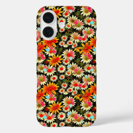 Bloeiende camomiles - Bloemenpatroon 3- Iphone Cas 16 Hoesje