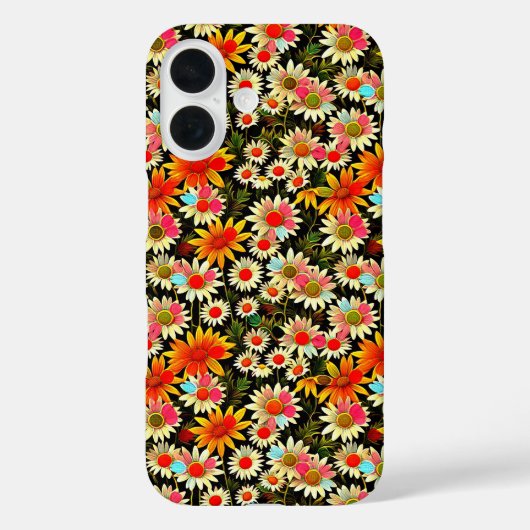 Bloeiende camomiles - Bloemenpatroon 3- Iphone Cas Case-Mate iPhone Case (Achterkant)