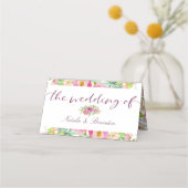 Bloeiende Chic Bloemstuk Stoel Huwelijk Tafel Numm Plaatskaartje (Achterkant)