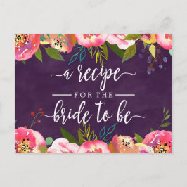 Bloeiende Chic Floral Vrijgezellenfeest Recept Kaa Briefkaart