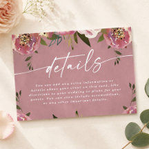 Bloeiende Chic Wilde Roos Roze Huwelijksdetails