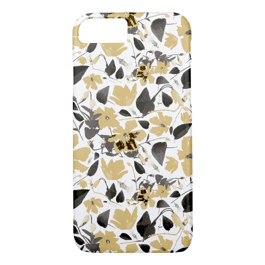 Bloeiende Clematis Vine Waterverf Case-Mate iPhone Case