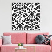 Bloeiende Damask Art I BW Canvas Afdruk (Insitu (Woonkamer))