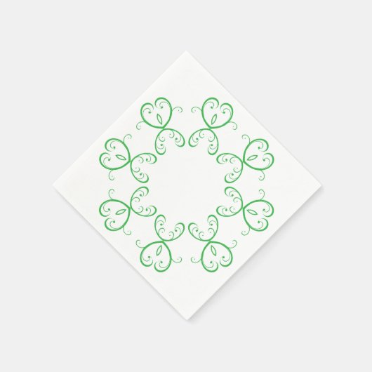 Bloeiende Decor servetten (Hoek)