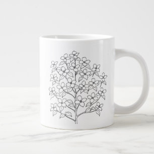 Bloeiende Dogwood - Cornus florida - Inheemse Plan Grote Koffiekop