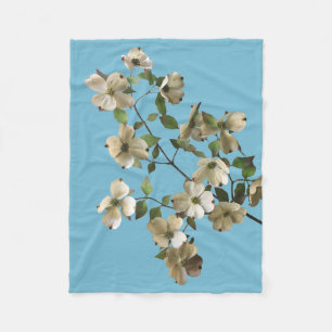 Bloeiende Dogwood Tree Branch Fleece Deken