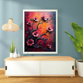 Bloeiende Dreamscape - Abstracte Bloemen Poster