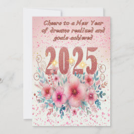 Bloeiende dromen 2025 feestdagenkaart