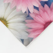 Bloeiende dromen: Gezellige bloemenfleece deken (Hoek)